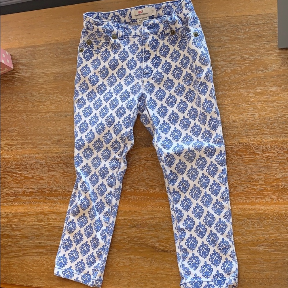 Vineyard Vine Patterned Jeans